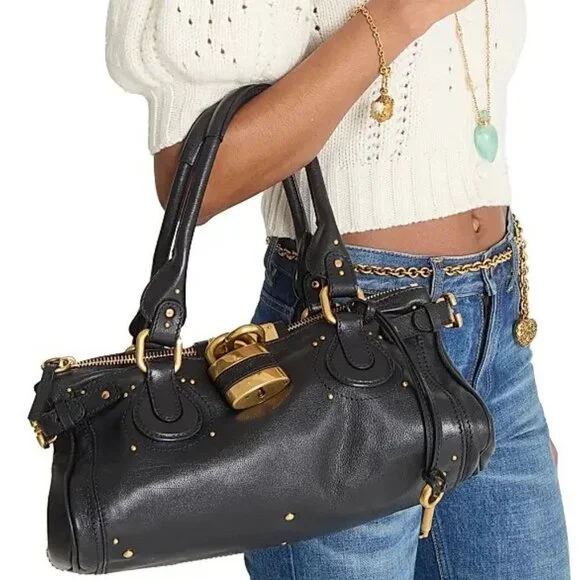 Chloe Paddington Leather Shoulder Bag - Picture 2 of 16